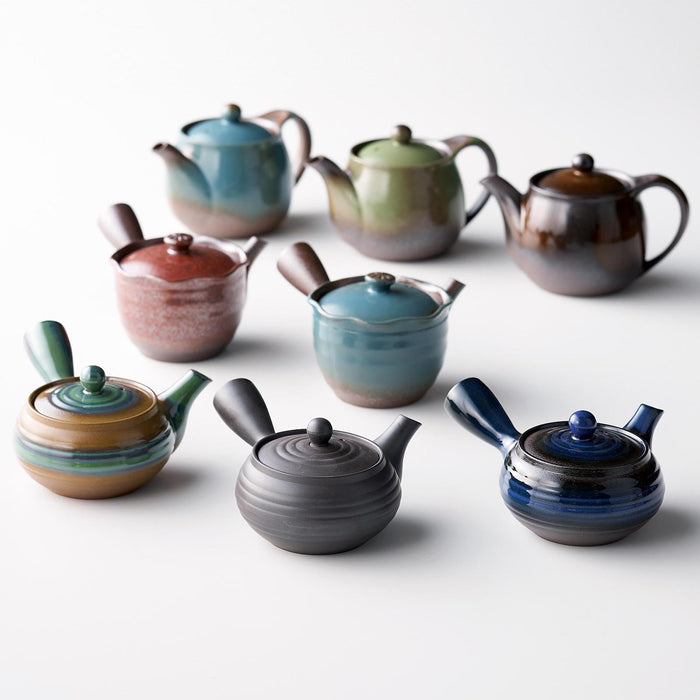 Santo Banko Ware Teapot 330ml Yogan Glaze Made in Japan Serves 2