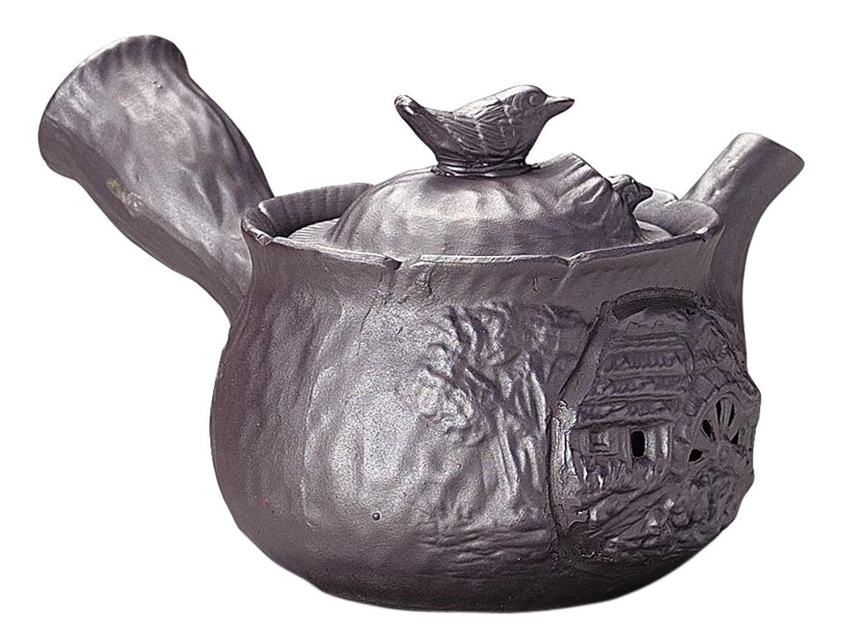 Santo Banko Ware Teapot 1.5L Bird Design 04620 Durable Ceramic Teapot