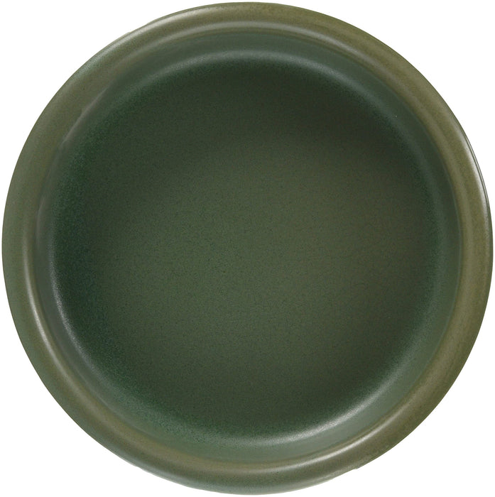 Santo Ceramic Ahijo Pot Large 14cm Green Microwave Safe Japan-Made Tableware-Kiichin - The #1 Place for Japanese Goods in Your Hand!