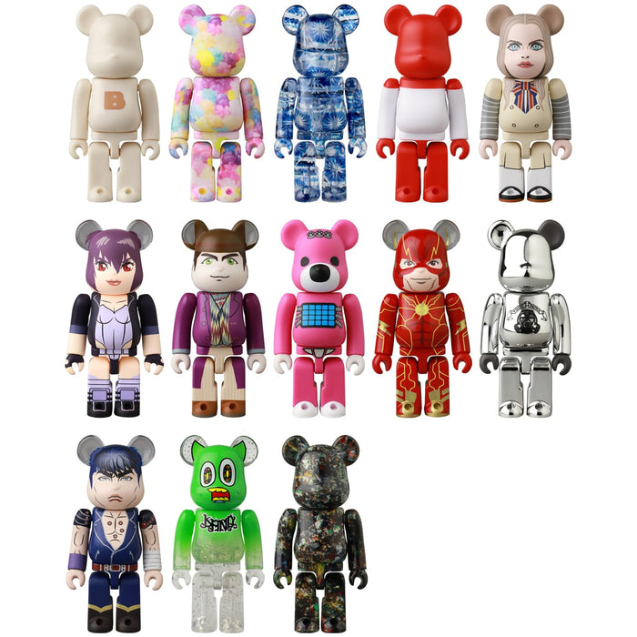 Medicom Toy Be@Rbrick 系列 47 非比例彩繪 70 毫米人物盒 24 件