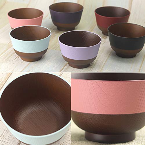 Karin Lacquerware Hananuri-Bun Soup Bowl Eggplant Navy - Japan Made Microwave Safe-Kiichin - The #1 Place for Japanese Goods in Your Hand!