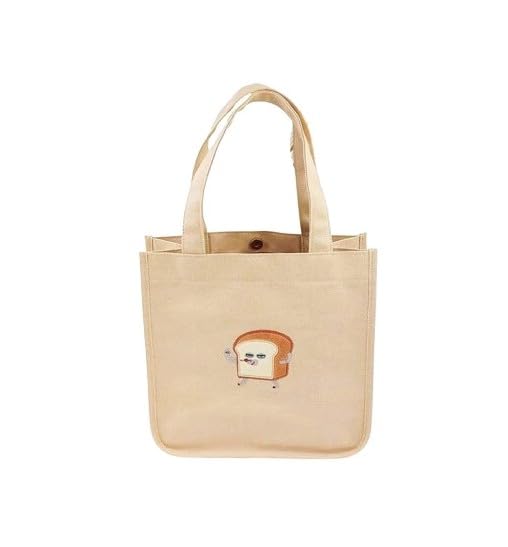 Marimocraft Bread Thief Beige Tote Bag - Stylish and Spacious Handbag-Kiichin - The #1 Place for Japanese Goods in Your Hand!