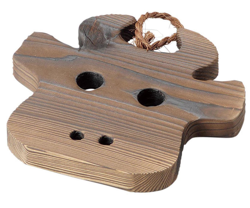 Santo Burnt Cedar Pot Stand for Earthen Pots Brown 16x14cm Made in Japan-Kiichin - The #1 Place for Japanese Goods in Your Hand!