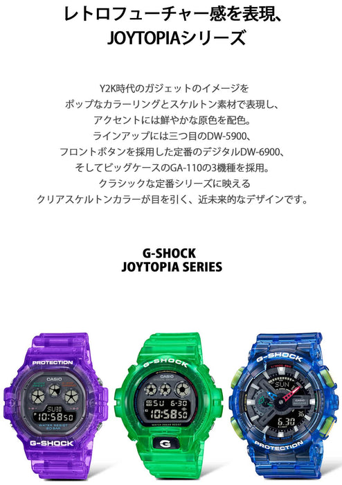 Casio G-Shock Joytopia Series Men's Watch DW-6900JT-3JF in Green Genuine Domestic Product