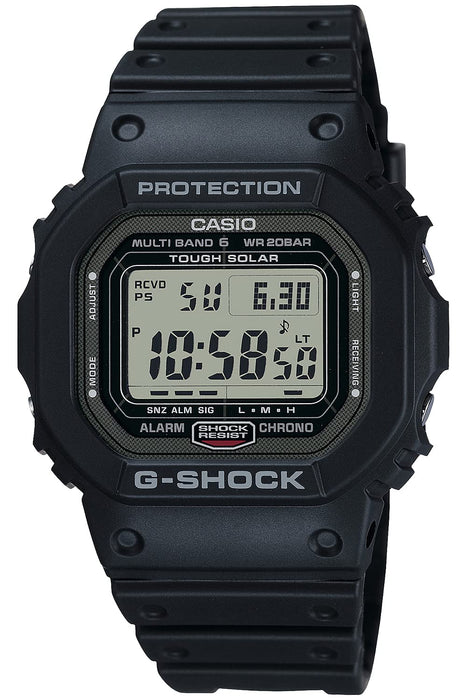 Casio G-Shock GW-5000U-1JF Men's Black Watch - Durable and Stylish