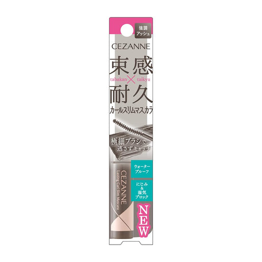 Cezanne Durable Curl Slim Mascara Ash 3.4G with Ultra-Fine Brush Volume-Kiichin - The #1 Place for Japanese Goods in Your Hand!