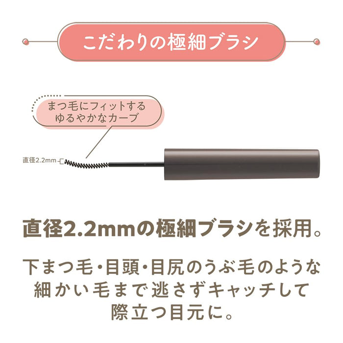 Cezanne Durable Curl Slim Mascara Ash 3.4G with Ultra-Fine Brush Volume-Kiichin - The #1 Place for Japanese Goods in Your Hand!
