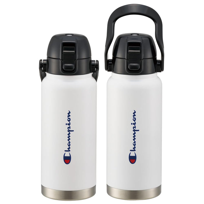 Skater Champion One Push Direct Bottle with Handle 800ml White Std8H