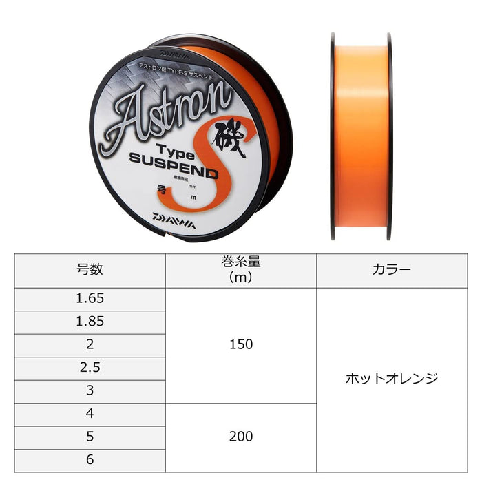 Daiwa Astron Iso Type-S Suspend Line 150M No. 2 Fishing Line