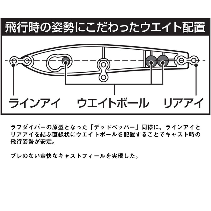 Daiwa Silver Wolf Rough Diver 90F 幽灵香鱼鱼饵