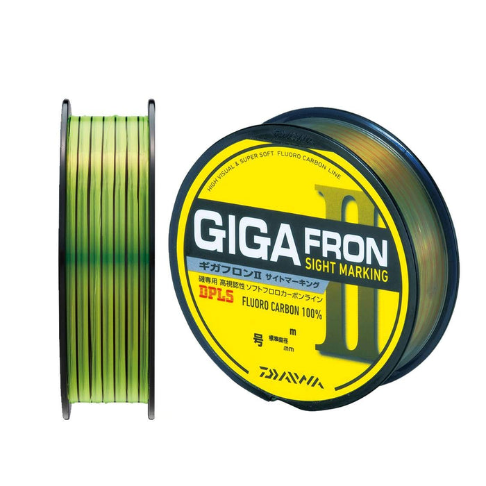 Daiwa Fluoroline Gigaflon 2 No. 2 150M 黄色场地标线