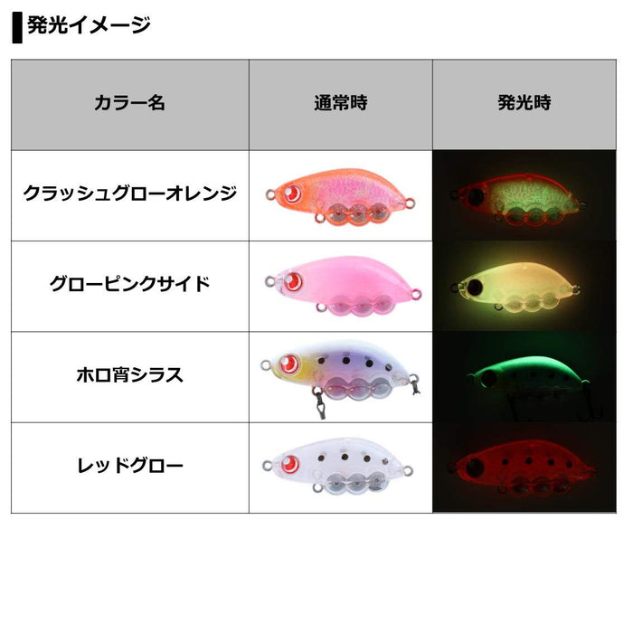 Daiwa Gekka Bijin Gengoro Lipless 36S 透明閃光魚餌