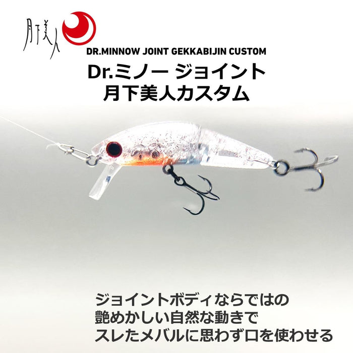 Daiwa 聯合 Minnow Dr. 5S Moonflower 訂製透明閃光餌。