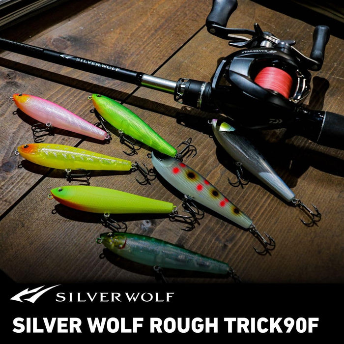 Daiwa Silver Wolf Rough Trick 90F Bone Saltwater Lure – Plug Style