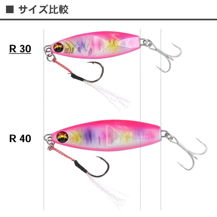 Daiwa Metal Jig Flat Junkie Hirametal R 30G Double Red Gold Fishing Lure