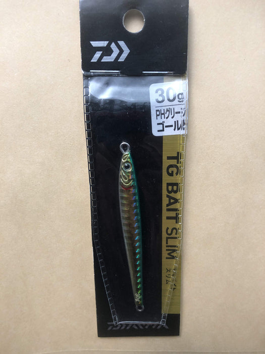 Daiwa Metal Jig Tg Bait Slim 30G Green Lure for Enhanced Fishing Success