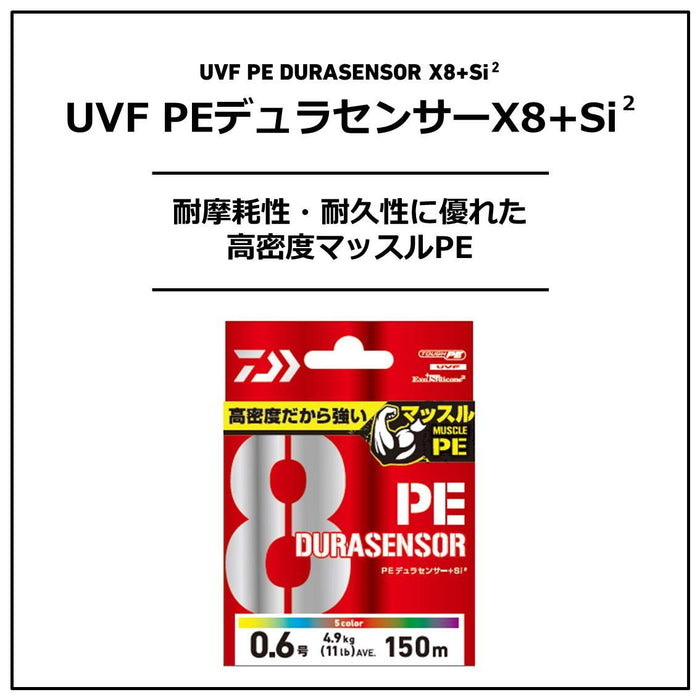 Daiwa Pe Line Durasensor X8+Si2 0.8 300M Lime Green Fishing Line