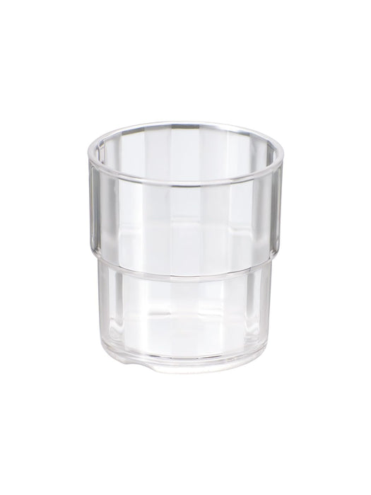 Daiwa 200ml Clear Plastic Cup Dishwasher Safe 6.9x7.4cm Commercial Use