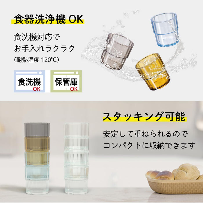 Daiwa Plastic Cup Blue 200Ml Dishwasher Safe Made in Japan Commercial Use