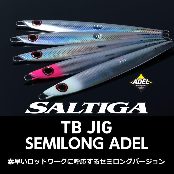 Daiwa Saltiga Tb Jig Semi-Long 180g Silver - High Performance Fishing Jig