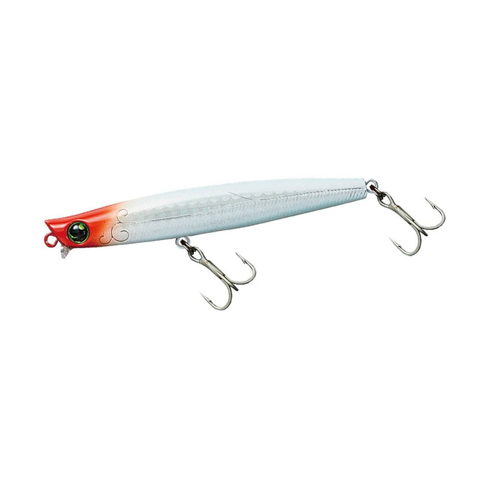 Daiwa Morethan Slim 80S Sea Bass Lure Holo Red Head Sinking Pencil