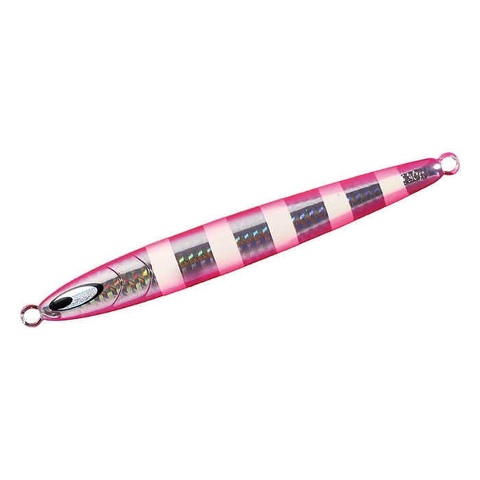 Daiwa Tachiuo Kagamiga Jig 100G Semi-Long Parallel Holo Pink Zebra Lure