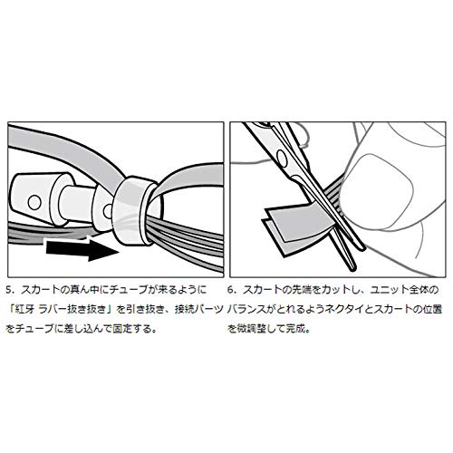 Daiwa Tairaba Kouga Bayrubber Cut Skirt Spacing Chart for Optimal Fishing