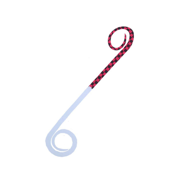 Daiwa Tairaba Kouga Silicone Tie Twin Curly R Checkers Red Aurora-Kiichin - The #1 Place for Japanese Goods in Your Hand!