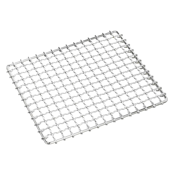 Ebematsu Japan Stainless Steel BBQ Grill Mesh - 27cm Chrome Plated (No Handle)-Kiichin - The #1 Place for Japanese Goods in Your Hand!