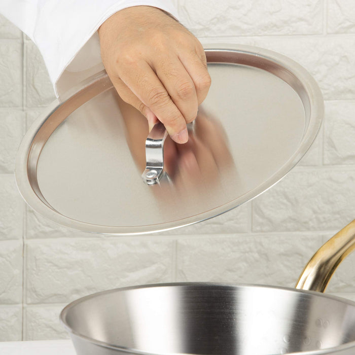 Endo Shoji Commercial 27cm Aluminum Lid for Round Pot-Kiichin - The #1 Place for Japanese Goods in Your Hand!