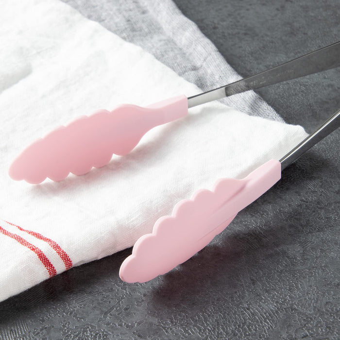 Endo Shoji Heat-Resistant Antibacterial Tongs Pink Stainless Steel Japan-Kiichin - The #1 Place for Japanese Goods in Your Hand!