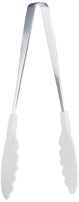 Endo Shoji Colorful Antibacterial Heat-Resistant Tongs White Stainless Steel-Kiichin - The #1 Place for Japanese Goods in Your Hand!
