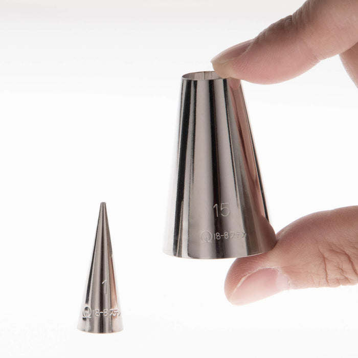 Endo Shoji Cased Round Nozzle Set No.1-15 18-8 Stainless Steel Made in Japan-Kiichin - The #1 Place for Japanese Goods in Your Hand!