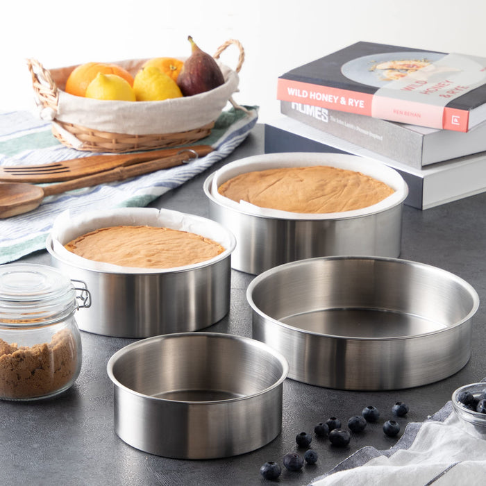 Endo Shoji 21Cm Stainless Steel Cheesecake Pan - Commercial Grade-Kiichin - The #1 Place for Japanese Goods in Your Hand!