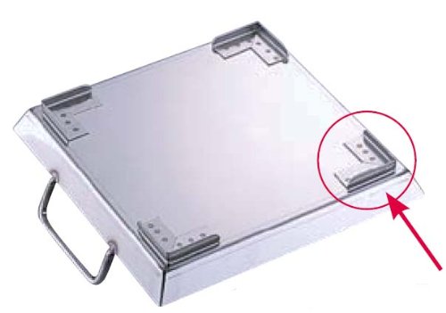 Endo Shoji 27cm Stainless Steel Commercial Dustpan with Legs Made in Japan-Kiichin - The #1 Place for Japanese Goods in Your Hand!