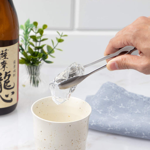 Endo Shoji Small Stainless Steel Ice Tongs - Commercial Grade Made in Japan-Kiichin - The #1 Place for Japanese Goods in Your Hand!