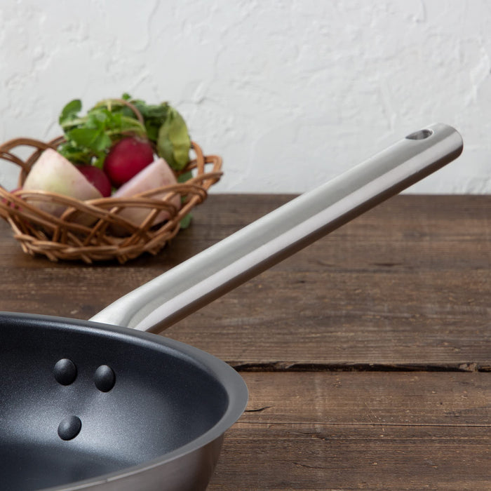Endo Shoji 40cm Induction Frying Pan Teflon-Coated Stainless Steel-Kiichin - The #1 Place for Japanese Goods in Your Hand!