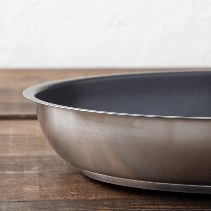 Endo Shoji 40cm Induction Frying Pan Teflon-Coated Stainless Steel-Kiichin - The #1 Place for Japanese Goods in Your Hand!