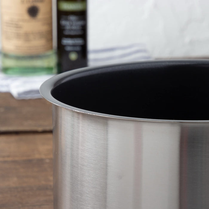 Endo Shoji 24Cm Induction Teflon Shallow Pot Stainless Steel IH Compatible-Kiichin - The #1 Place for Japanese Goods in Your Hand!