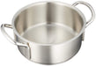Endo Shoji 18cm IH Compatible Stainless Steel Murano Pot Without Lid-Kiichin - The #1 Place for Japanese Goods in Your Hand!