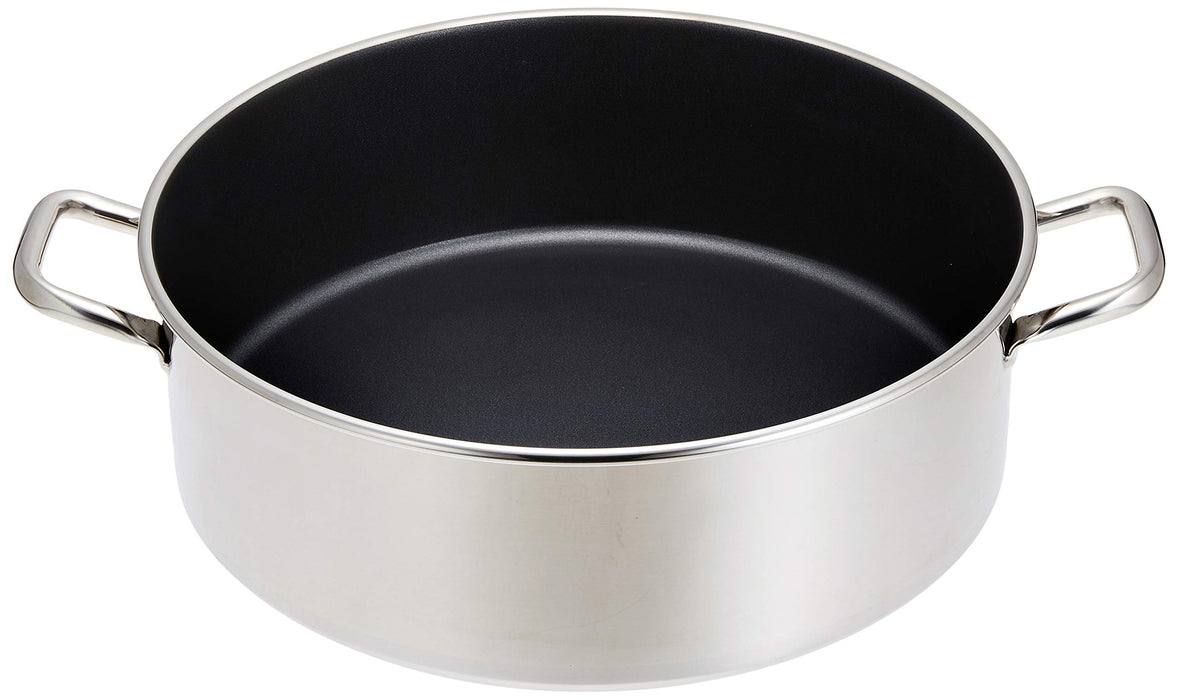 Endo Shoji Commercial 45cm Denji Alpha Pot Without Lid Stainless Steel Japan-Kiichin - The #1 Place for Japanese Goods in Your Hand!