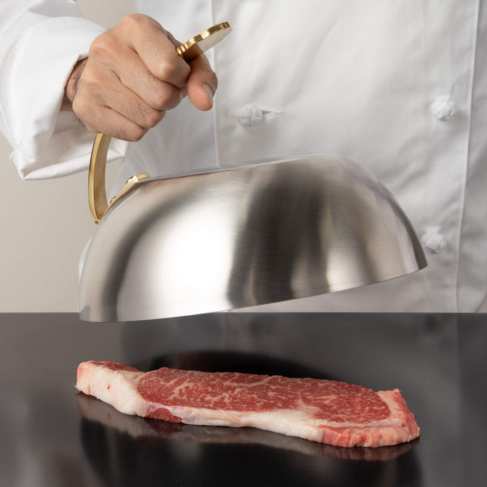 Endo Shoji 30Cm Commercial Steak Cover 18-8 Stainless Steel Japan-Kiichin - The #1 Place for Japanese Goods in Your Hand!