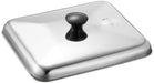 Endo Shoji Large Square Pot Lid 18-0 Stainless Steel Phenolic Handle Japan-Kiichin - The #1 Place for Japanese Goods in Your Hand!