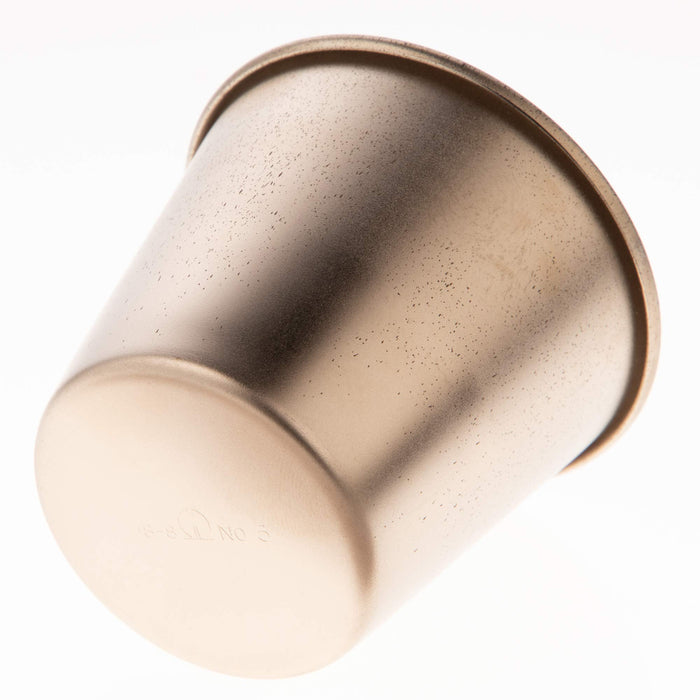 Endo Shoji Stainless Steel Pudding Cup No.4 Fluorine Resin Japan Made-Kiichin - The #1 Place for Japanese Goods in Your Hand!