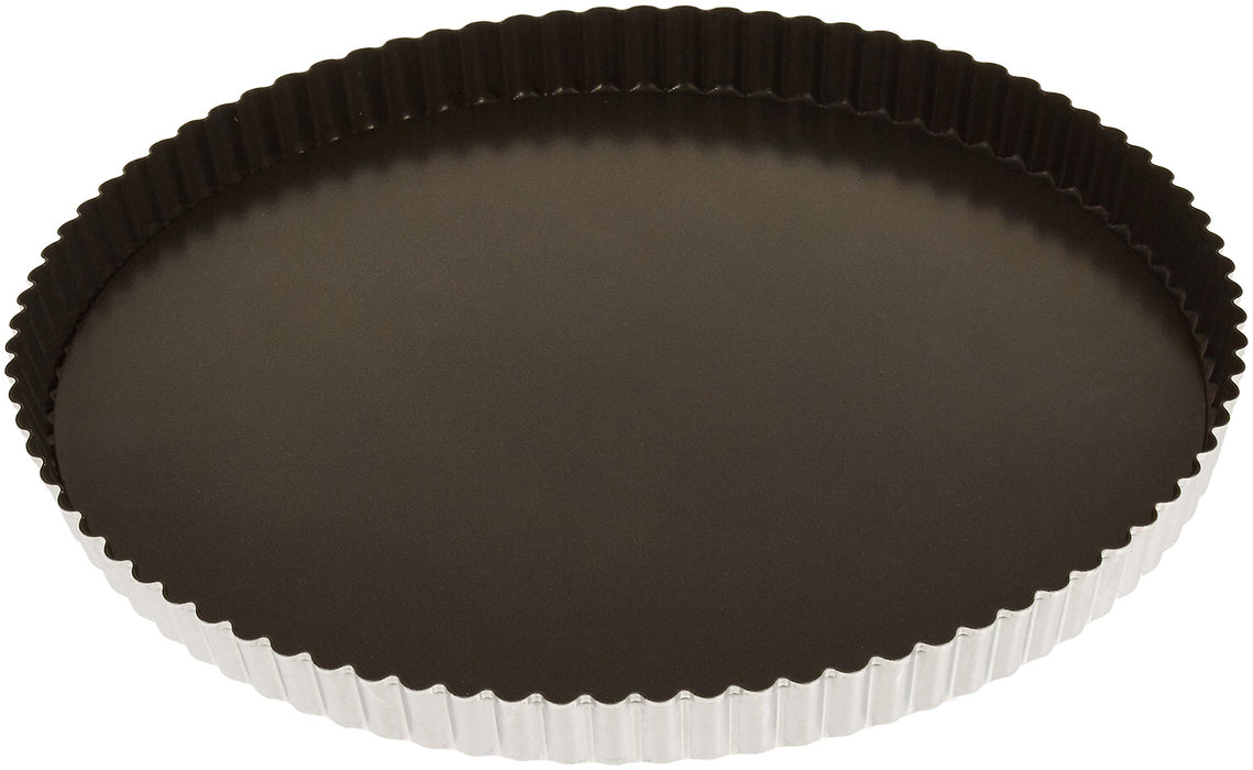 Endo Shoji 32Cm Commercial Tart Pan with Removable Bottom and 4-Coat Coating-Kiichin - The #1 Place for Japanese Goods in Your Hand!