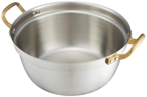 Endo Shoji 30Cm Stainless Steel Round Pot for Induction Cookers Japan Made-Kiichin - The #1 Place for Japanese Goods in Your Hand!