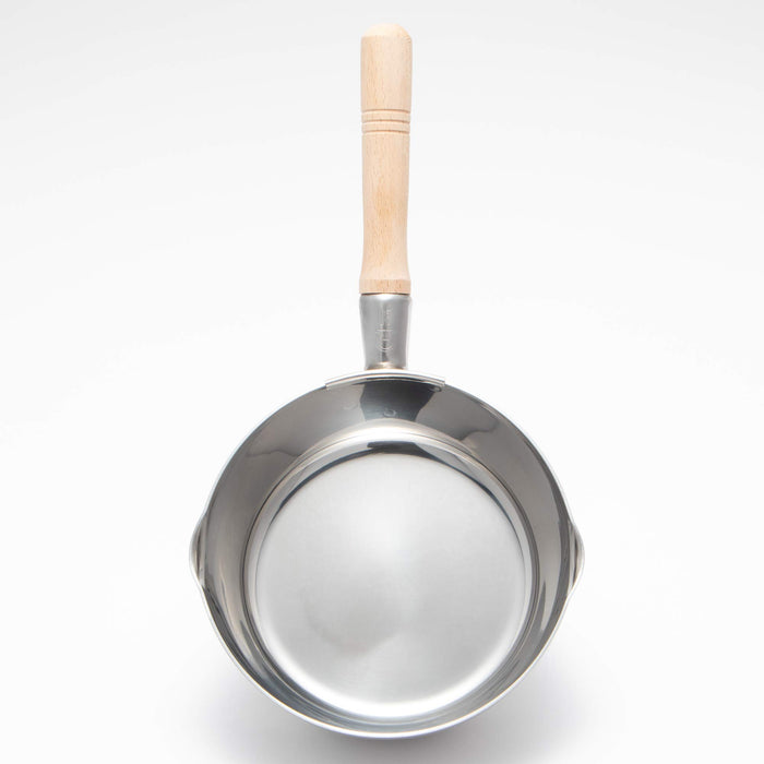 Endo Shoji 15cm Stainless Steel Yukihira Pot for Induction Cookers Japan-Made-Kiichin - The #1 Place for Japanese Goods in Your Hand!