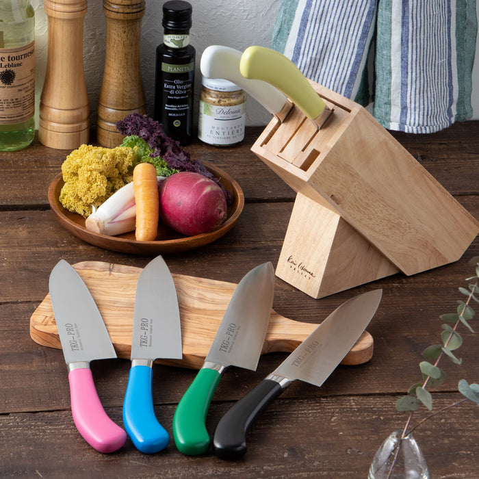 Endo Shoji Tkg-Pro Santoku Knife White Molybdenum Vanadium Steel Japan-Kiichin - The #1 Place for Japanese Goods in Your Hand!