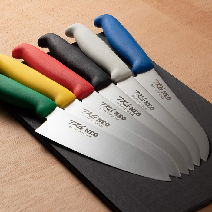 Endo Shoji Commercial Santoku Knife 17cm Black Tkg-Neo Model ATK8206-Kiichin - The #1 Place for Japanese Goods in Your Hand!