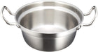 Endo Shoji Torino 30Cm Induction Compatible Japanese Pot 3-Ply Aluminum Steel-Kiichin - The #1 Place for Japanese Goods in Your Hand!